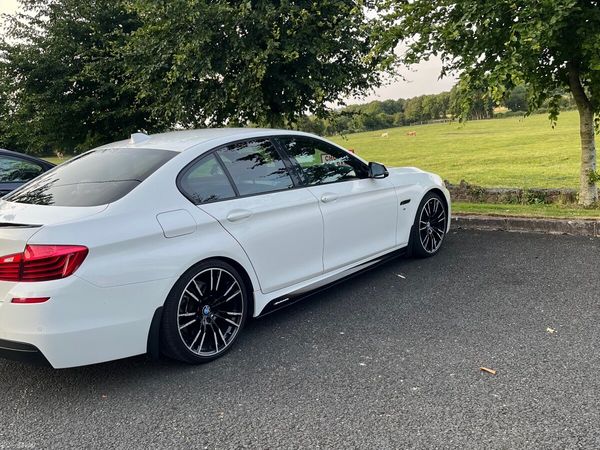 BMW 5-Series Saloon, Diesel, 2014, White