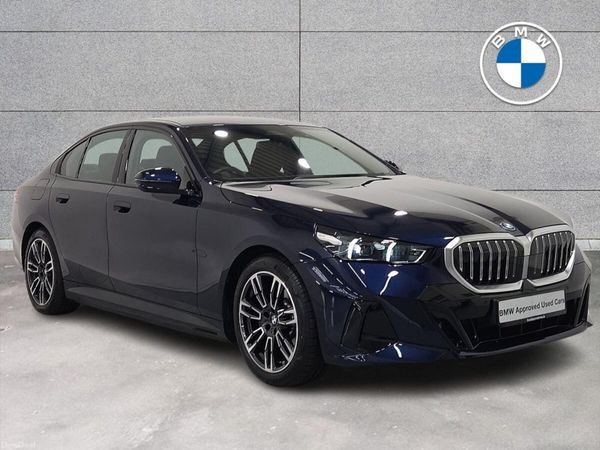 BMW 5-Series Saloon, Petrol Plug-in Hybrid, 2025, Blue