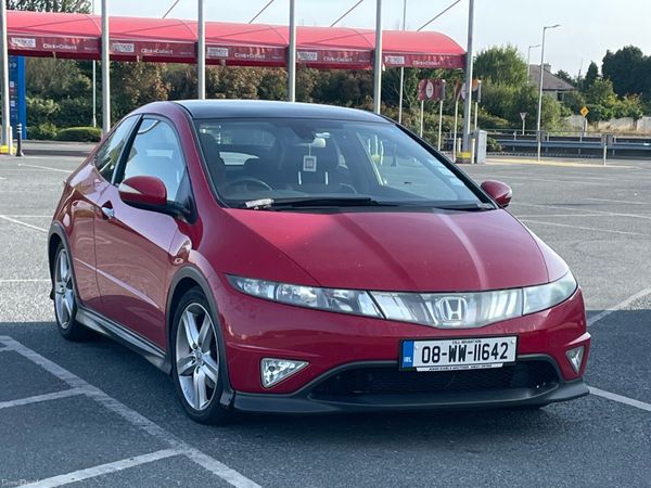 Honda Civic Hatchback, Diesel, 2008, Red