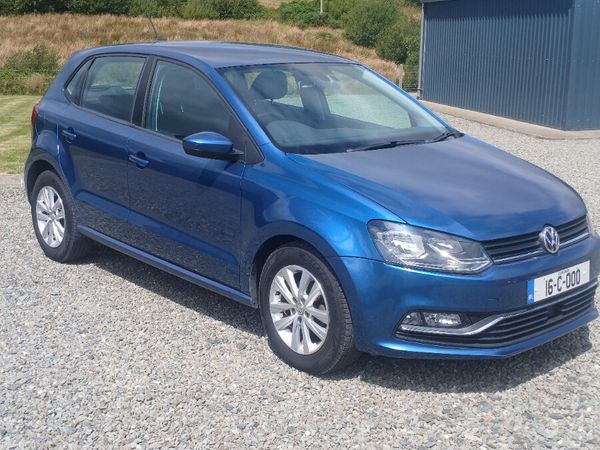 Volkswagen Polo Hatchback, Petrol, 2016, Blue