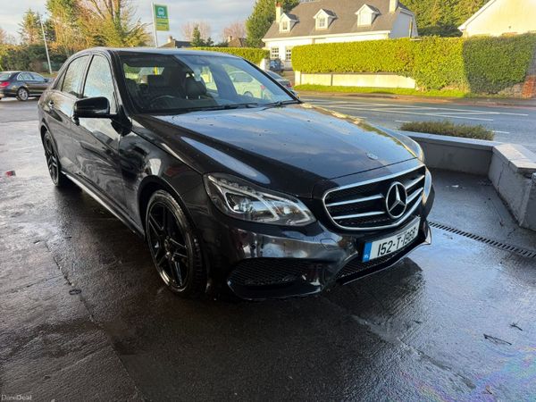 Mercedes-Benz E-Class Saloon, Diesel Hybrid, 2015, Black