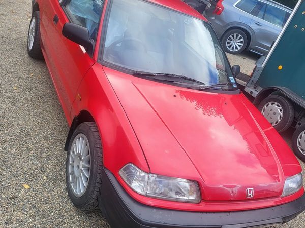 Honda Civic Hatchback, Petrol, 1990, Red