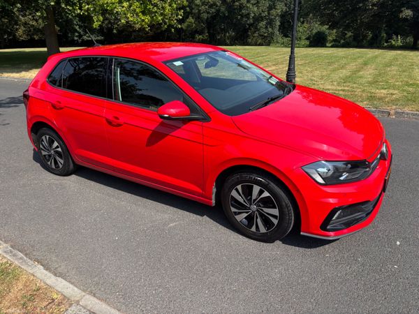 Volkswagen Polo Hatchback, Petrol, 2018, Red