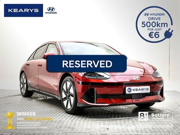Hyundai IONIQ 6 Saloon, Electric, 2023, Red