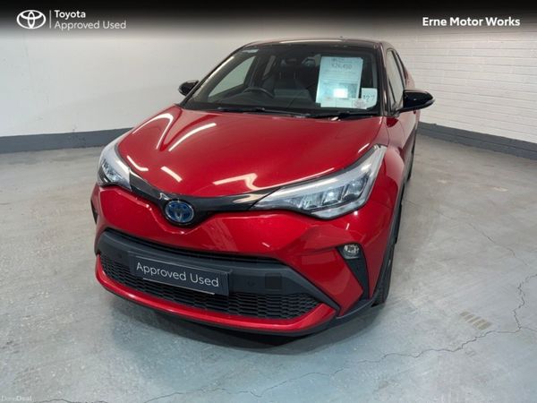 Toyota C-HR SUV, Petrol Hybrid, 2022, Red