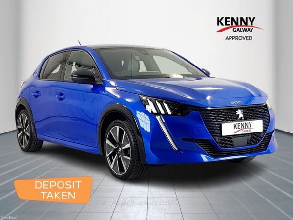 Peugeot 208 Hatchback, Electric, 2020, Blue