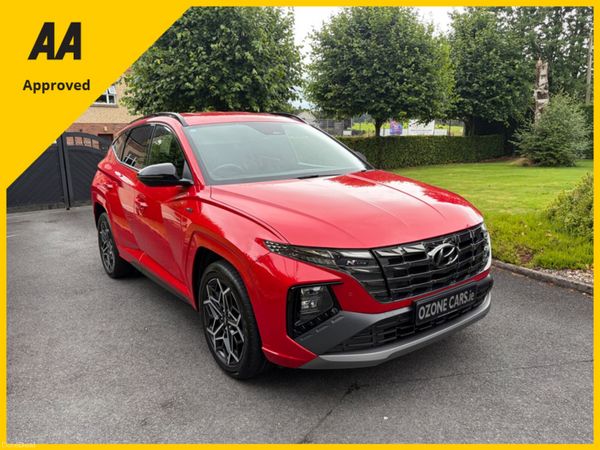 Hyundai Tucson Estate, Petrol Hybrid, 2022, Red
