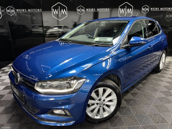 Volkswagen Polo Hatchback, Petrol, 2019, Blue