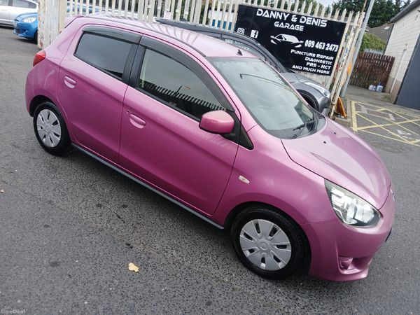 Mitsubishi Mirage Hatchback, Petrol, 2013, Pink