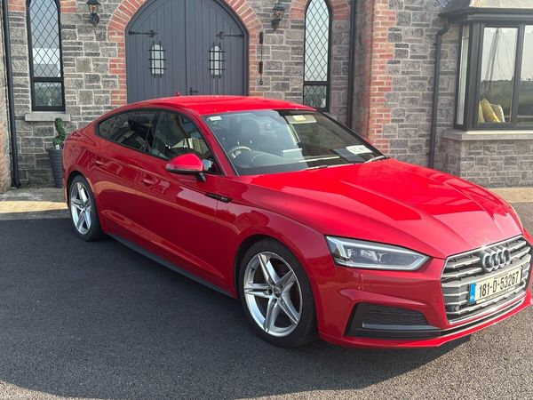 Audi A5 Hatchback, Diesel, 2018, Red