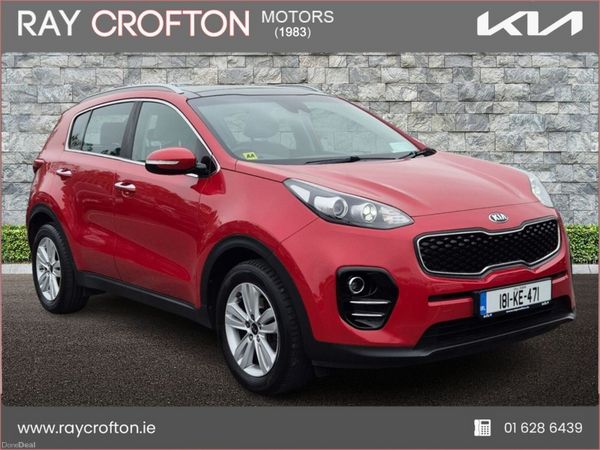 Kia Sportage SUV, Diesel, 2018, Red
