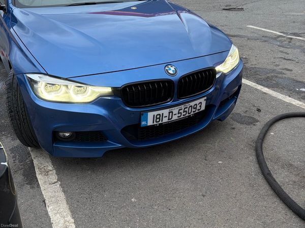 BMW 3-Series Saloon, Petrol Plug-in Hybrid, 2018, Blue