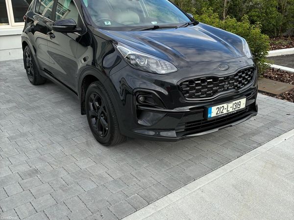 Kia Sportage SUV, Diesel Hybrid, 2021, Black