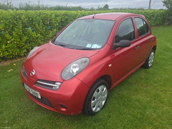 Nissan Micra Hatchback, Petrol, 2007, Red