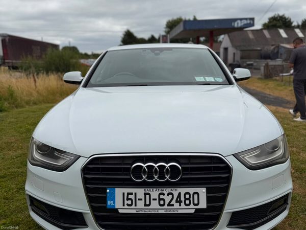 Audi A4 Saloon, Petrol, 2015, White