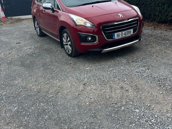Peugeot 3008 SUV, Diesel, 2016, Red