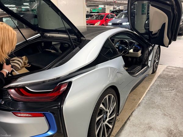 BMW i8 Coupe, Petrol Plug-in Hybrid, 2014, Silver