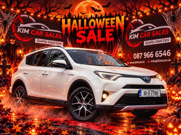 Toyota RAV4 SUV, Petrol Hybrid, 2016, White