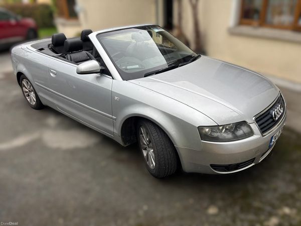Audi A4 Convertible, Petrol, 2004, Silver