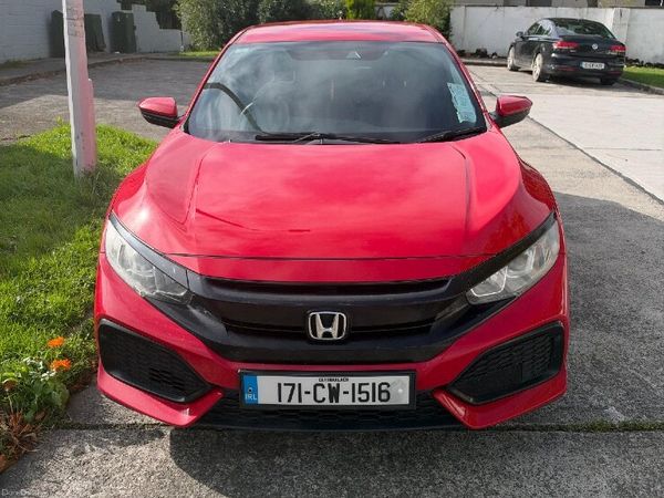 Honda Civic Hatchback, Petrol, 2017, Red