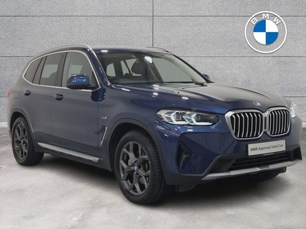 BMW X3 SUV, Petrol Plug-in Hybrid, 2022, Blue