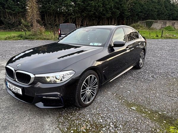 BMW 5-Series Saloon, Petrol Plug-in Hybrid, 2018, Grey