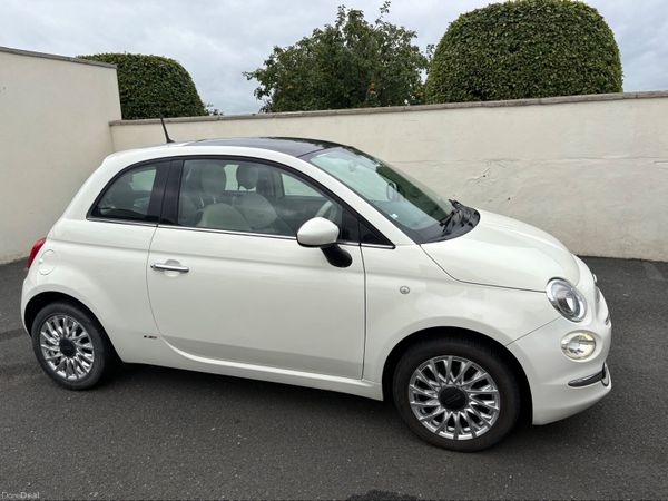 Fiat 500 Hatchback, Petrol, 2017, White