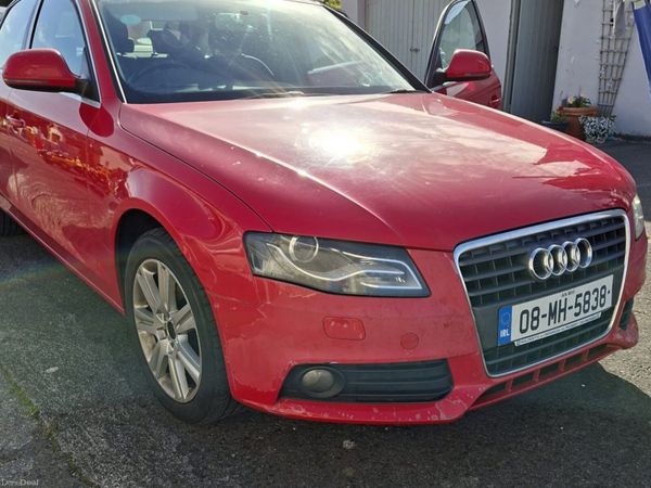 Audi A4 Saloon, Petrol, 2008, Red