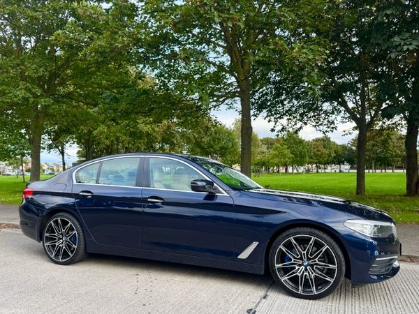 BMW 5-Series Saloon, Diesel, 2017, Blue