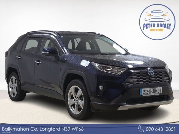 Toyota RAV4 SUV, Petrol Hybrid, 2021, Blue