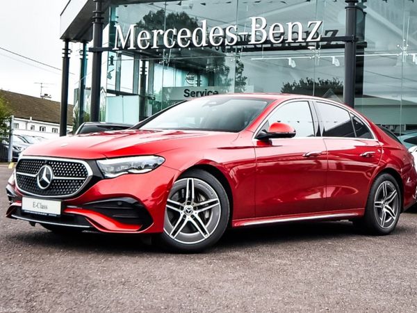 Mercedes-Benz E-Class Saloon, Diesel Hybrid, 2024, Red
