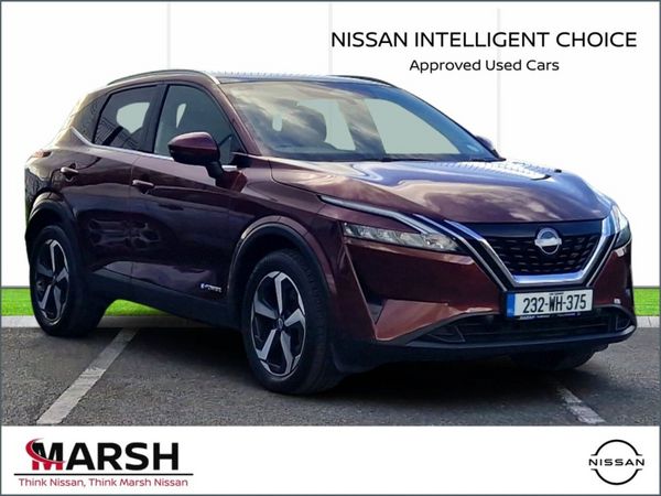 Nissan Qashqai MPV, Petrol Hybrid, 2023, Red