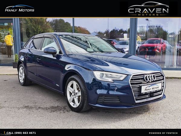 Audi A3 Hatchback, Petrol, 2017, Blue