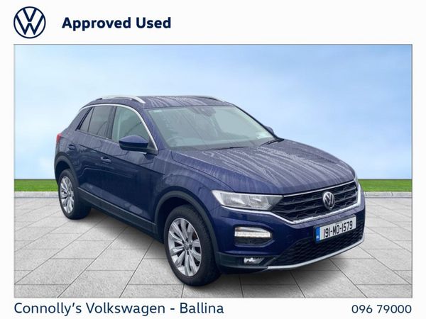Volkswagen T-Roc SUV, Petrol, 2019, Blue
