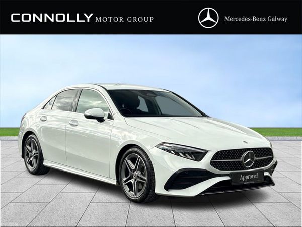 Mercedes-Benz A-Class Saloon, Petrol, 2023, White