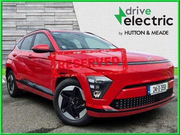 Hyundai KONA SUV, Electric, 2024, Red