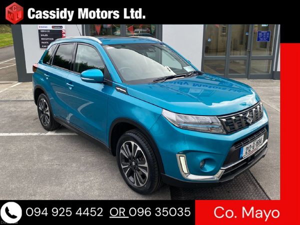 Suzuki Vitara SUV, Petrol Hybrid, 2021, Blue