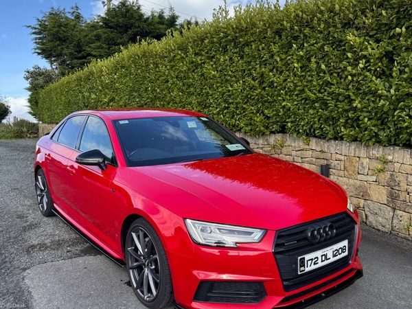 Audi A4 Saloon, Diesel, 2017, Red