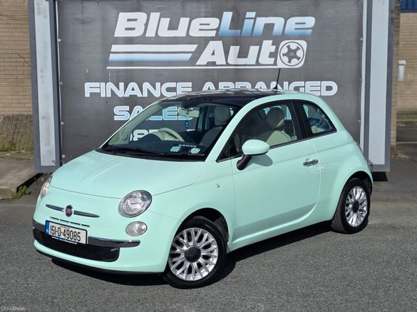 Fiat 500 Hatchback, Petrol, 2015, Green