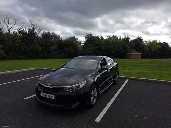 Kia Optima Saloon, Petrol Plug-in Hybrid, 2017, Black