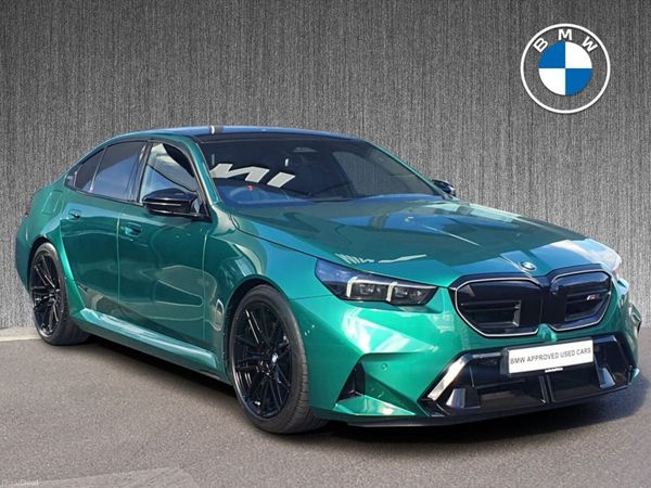 BMW M5 Saloon, Petrol Plug-in Hybrid, 2026, Green