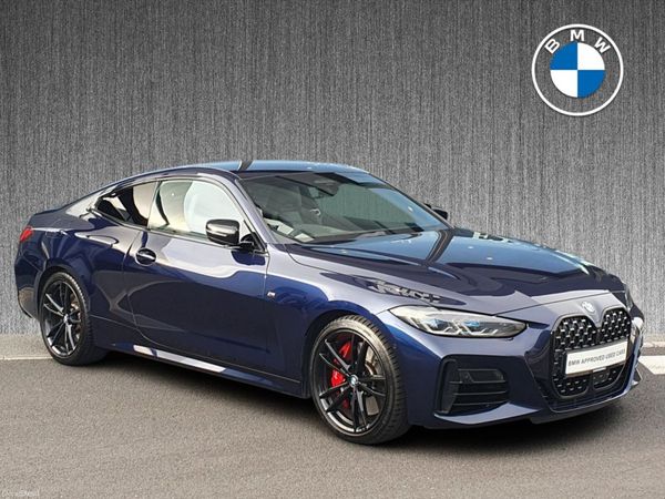 BMW 4-Series Coupe, Petrol Hybrid, 2020, Blue