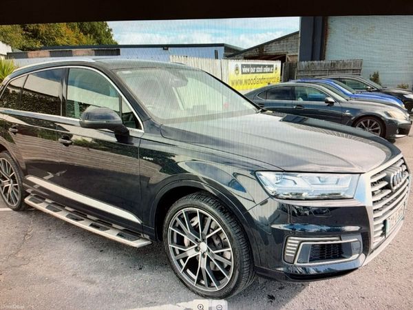 Audi Q7 SUV, Diesel Plug-in Hybrid, 2017, Blue