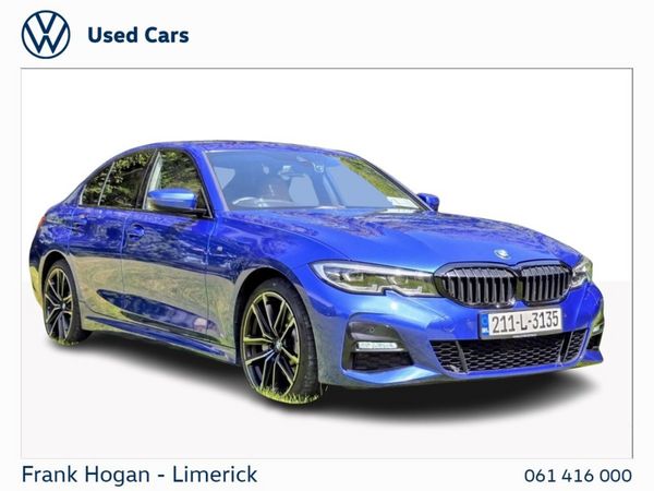 BMW 3-Series Saloon, Petrol Plug-in Hybrid, 2021, Blue