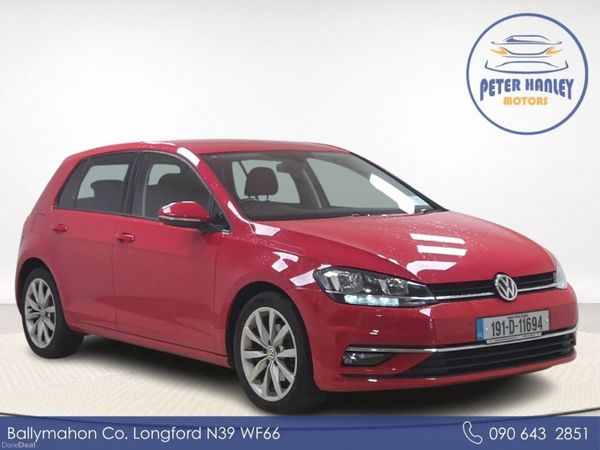 Volkswagen Golf Estate, Diesel, 2019, Red