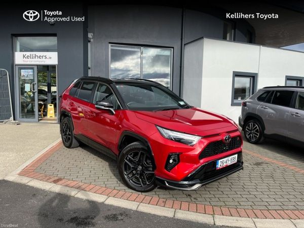 Toyota RAV4 Estate, Petrol Plug-in Hybrid, 2025, Red
