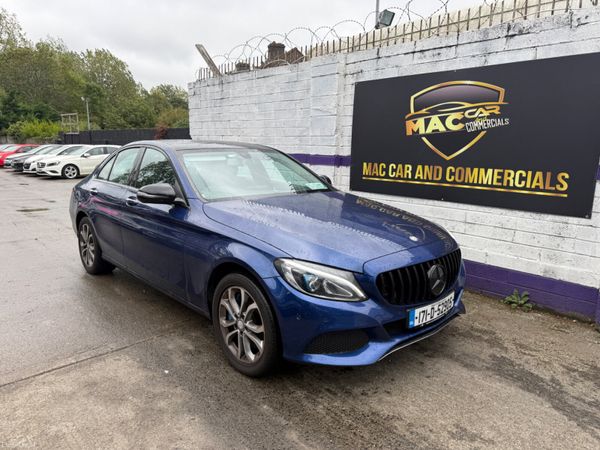 Mercedes-Benz C-Class Saloon, Petrol Plug-in Hybrid, 2017, Blue