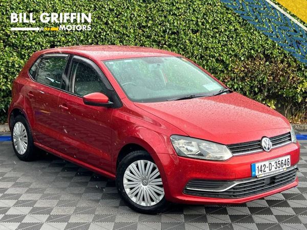 Volkswagen Polo Hatchback, Petrol, 2014, Red