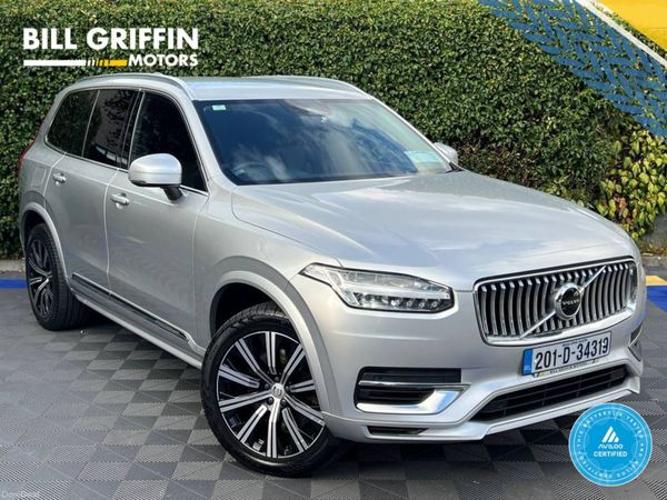 Volvo XC90 Estate, Petrol Plug-in Hybrid, 2020, Silver