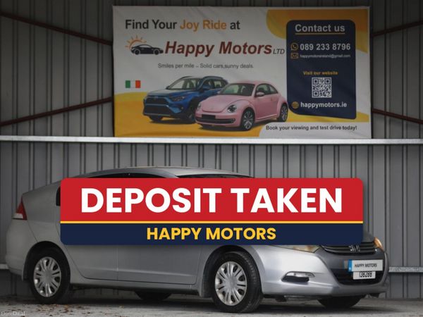 Honda Insight Saloon, Petrol Hybrid, 2010, Silver